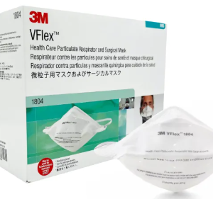 3M VFlex 1804 N95 Healthcare Respirator and Surgical Mask