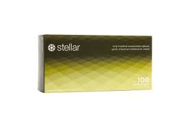 Stellar Vinyl Medical Exam Gloves